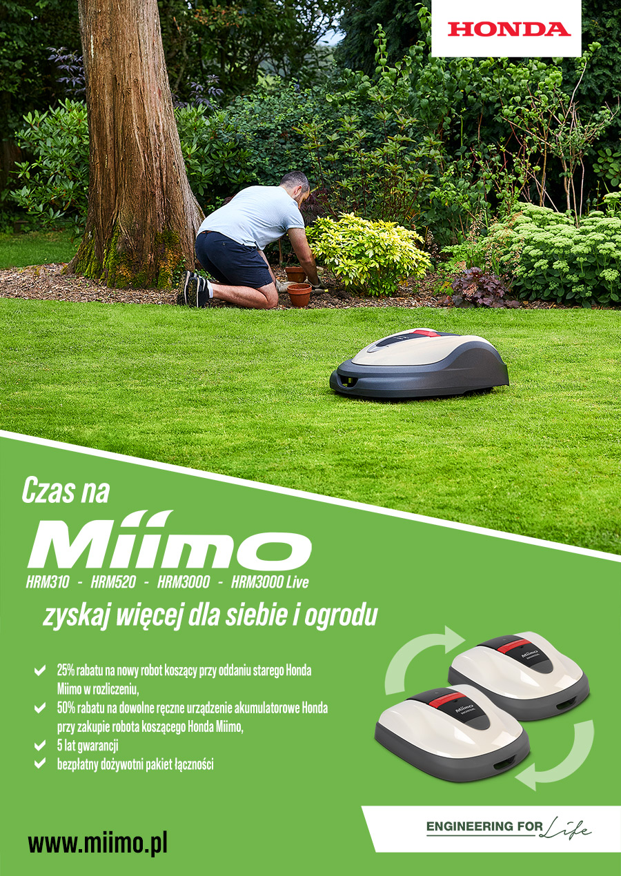 Promocja robotów koszących Honda Miimo 2025